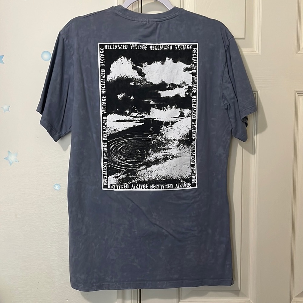 Light Blue Grey T Shirt